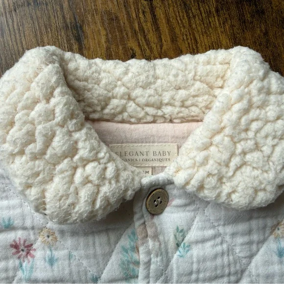 Elegant Baby Pony Meadow Organic Muslin Quilted Jacket 9-12 Months - Picture 11 of 17